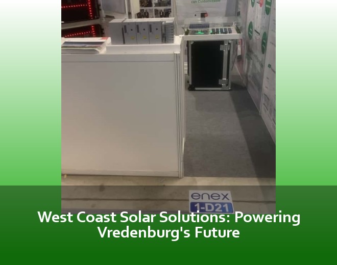 West Coast Solar Solutions: Powering Vredenburg's Future
